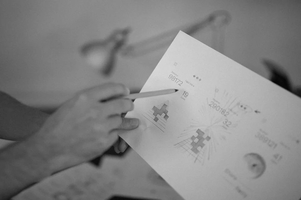 Sketch handoff on paper
