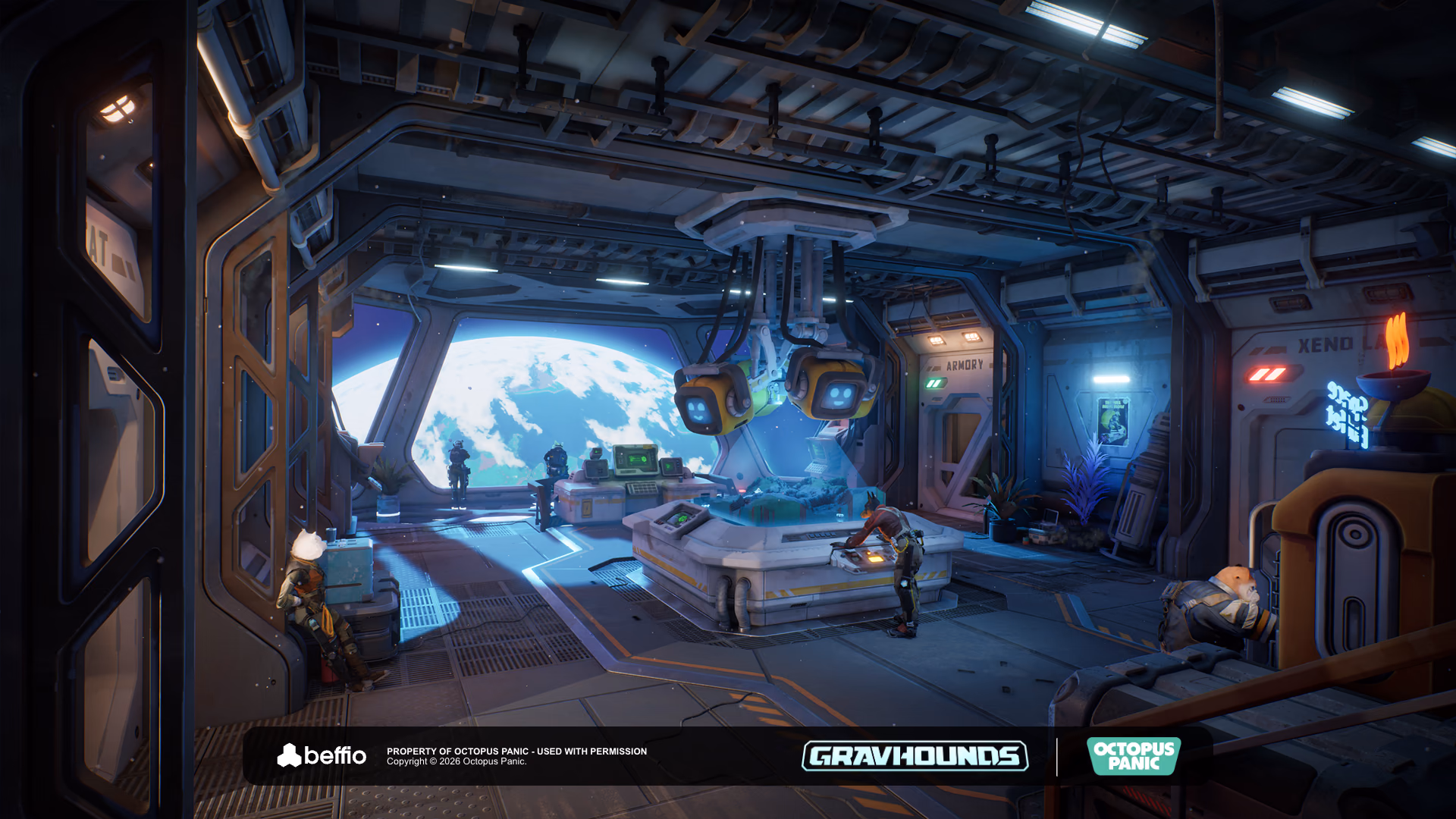 Gravhounds, interiors and interactive props, image 1