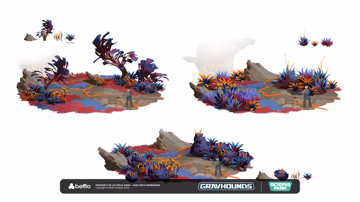 Gravhounds, vegetation and materials, image 26
