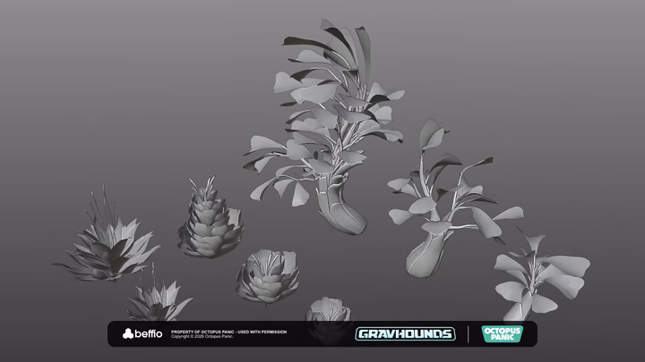 Gravhounds, vegetation and materials, image 27