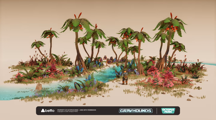 Gravhounds, vegetation and materials, image 32
